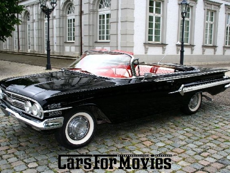 CarsForMovies | Chevrolet  Impala Convertible 1959 USA Schwarz Rot Zivilfahrzeug Cabrio Nordrhein-Westfalen 1131 Oldtimer Heckflosse
