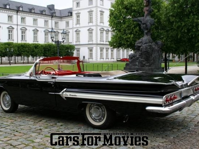CarsForMovies | Chevrolet  Impala Convertible 1959 USA Schwarz Rot Zivilfahrzeug Cabrio Nordrhein-Westfalen 1131 Oldtimer Heckflosse