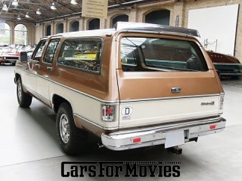 CarsForMovies | Chevrolet  Suburban Silverado 1979 USA Braun Braun Zivilfahrzeug SUV Berlin 1199 Oldtimer Kombi 