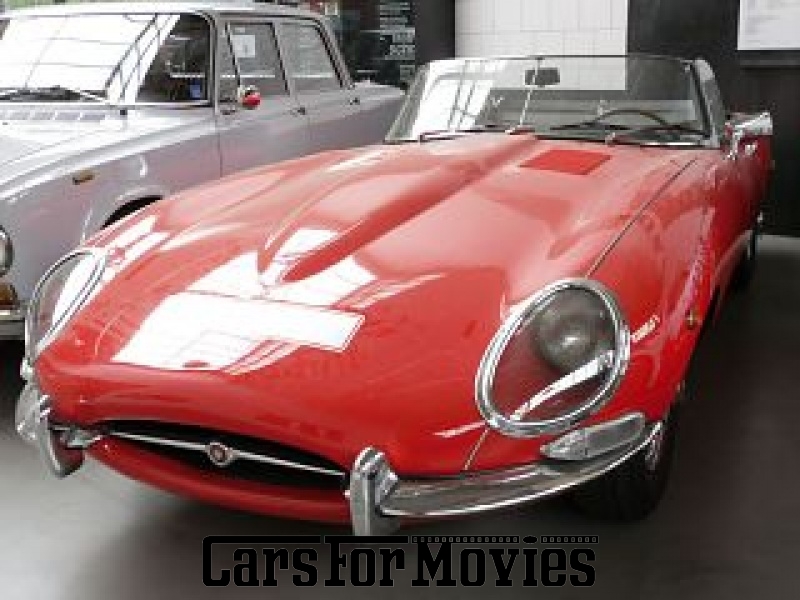 CarsForMovies | Jaguar E-Type Cabrio 1965 England Rot Schwarz Zivilfahrzeug Cabrio Berlin 1221 Oldtimer Sportwagen Classic	
