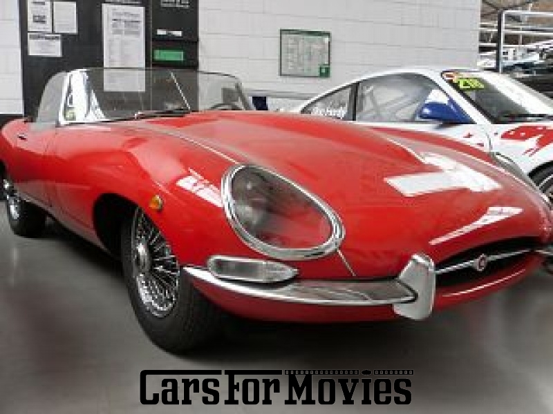 CarsForMovies | Jaguar E-Type Cabrio 1965 England Rot Schwarz Zivilfahrzeug Cabrio Berlin 1221 Oldtimer Sportwagen Classic	
