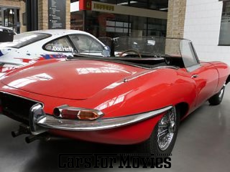 CarsForMovies | Jaguar E-Type Cabrio 1965 England Rot Schwarz Zivilfahrzeug Cabrio Berlin 1221 Oldtimer Sportwagen Classic	
