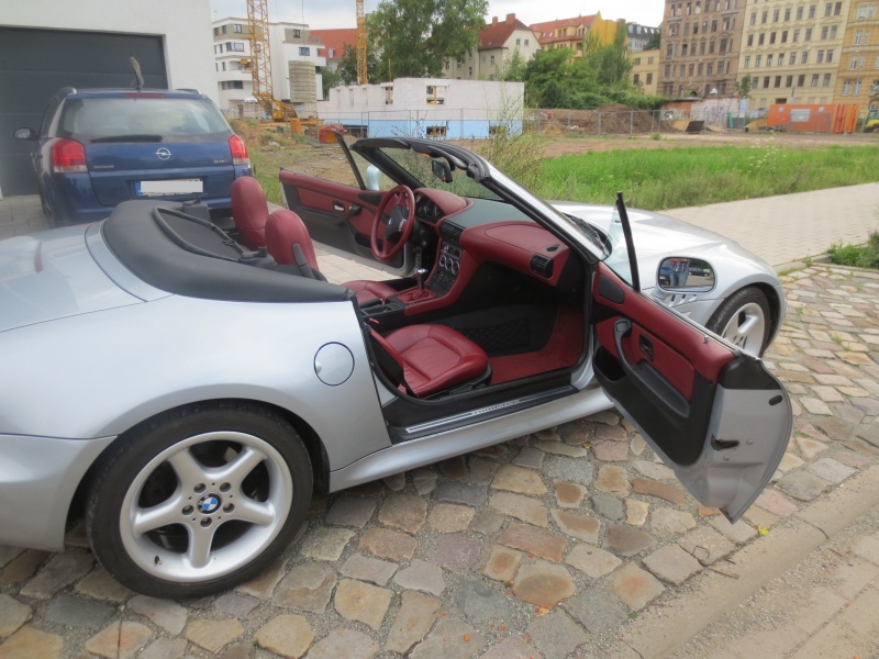 CarsForMovies | BMW Z3 Roadster 1997 Deutschland Silber Rot Zivilfahrzeug Cabrio Berlin 1301 
