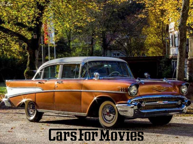 CarsForMovies | Chevrolet Bel Air 1957 USA Orange Beige Zivilfahrzeug Limousine Baden-Württemberg 1392 Oldtimer