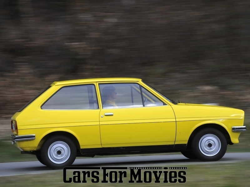 CarsForMovies | Ford D Fiesta MK 1 1977 Deutschland Gelb Schwarz Zivilfahrzeug Kleinwagen Hessen 1473 Oldtimer