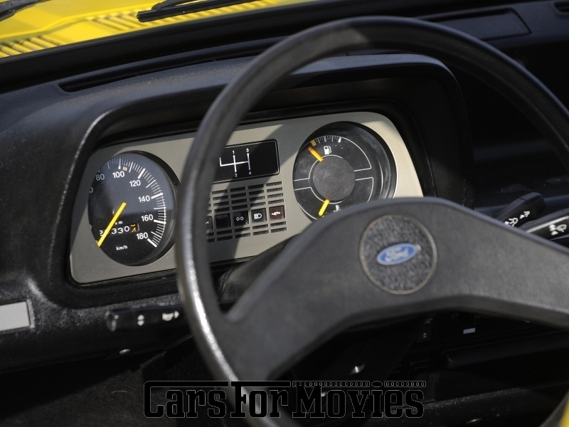 CarsForMovies | Ford D Fiesta MK 1 1977 Deutschland Gelb Schwarz Zivilfahrzeug Kleinwagen Hessen 1473 Oldtimer