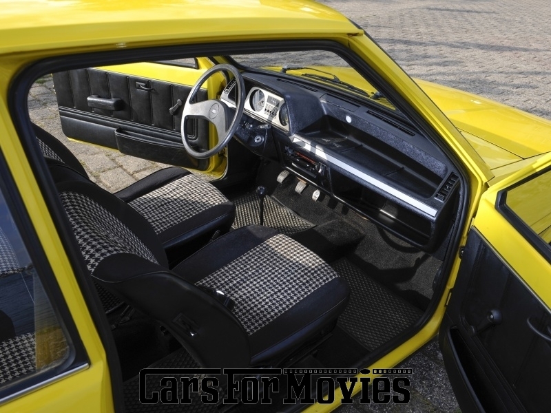 CarsForMovies | Ford D Fiesta MK 1 1977 Deutschland Gelb Schwarz Zivilfahrzeug Kleinwagen Hessen 1473 Oldtimer