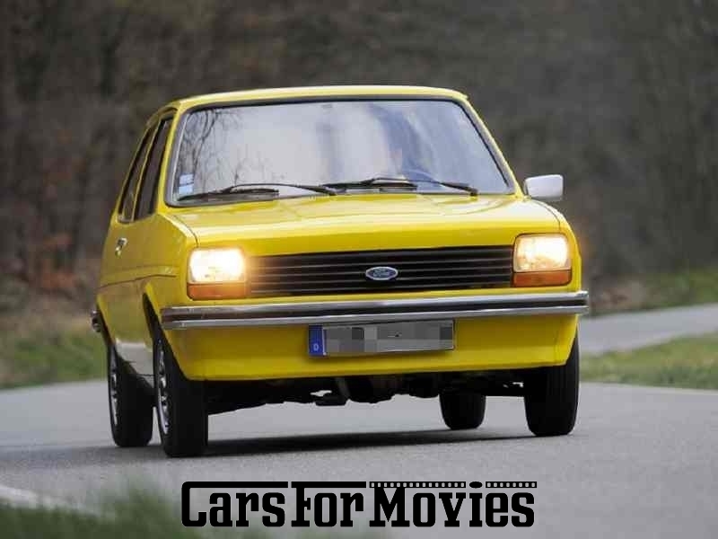 CarsForMovies | Ford D Fiesta MK 1 1977 Deutschland Gelb Schwarz Zivilfahrzeug Kleinwagen Hessen 1473 Oldtimer