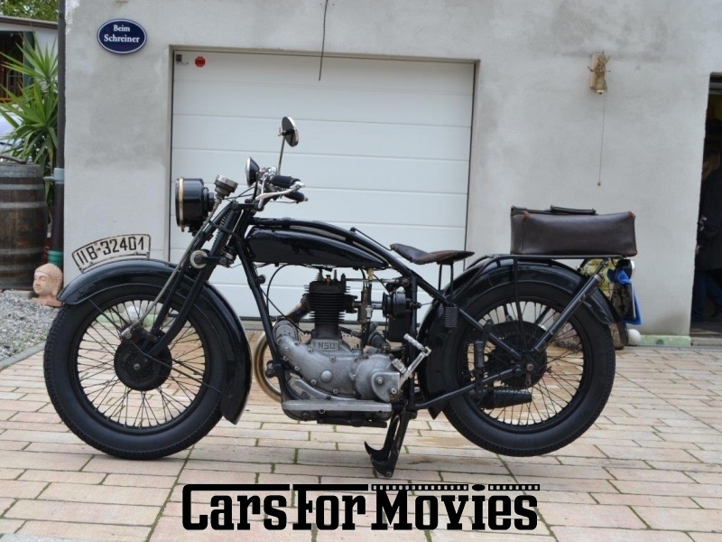 CarsForMovies | NSU 501T 1927 Deutschland Schwarz Schwarz Zwei- und Dreirad Motorrad Bayern 1557 Oldtimer Neckarsulmer Traktor Vorkrieg