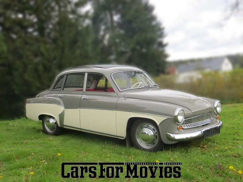 CarsForMovies | Wartburg 311 Deluxe 1955 DDR Weiß Rot Zivilfahrzeug DDR Fahrzeug allgemein Sachsen 1579 Ostblock Oldtimer                                       