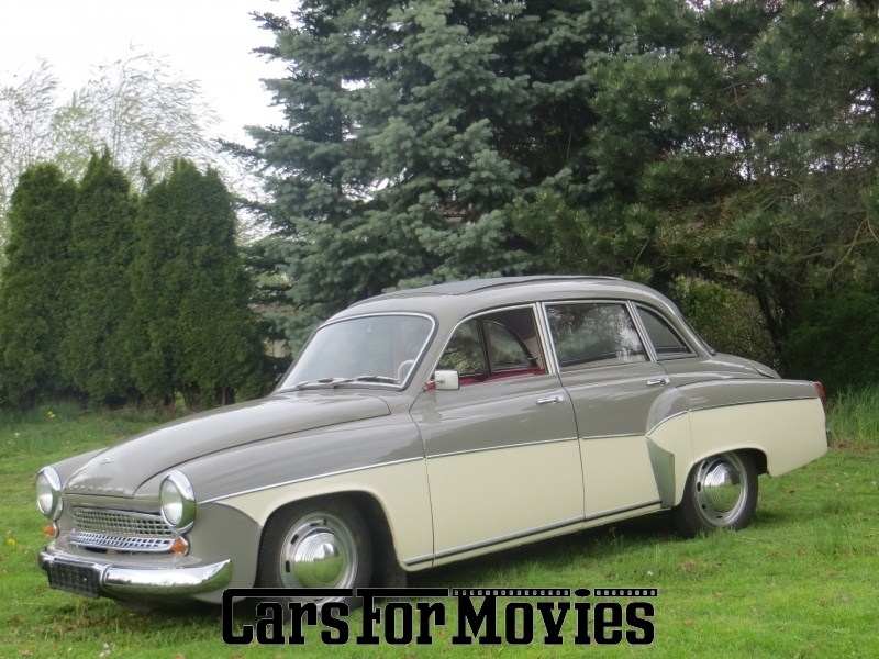 CarsForMovies | Wartburg 311 Deluxe 1955 DDR Weiß Rot Zivilfahrzeug DDR Fahrzeug allgemein Sachsen 1579 Ostblock Oldtimer                                       
