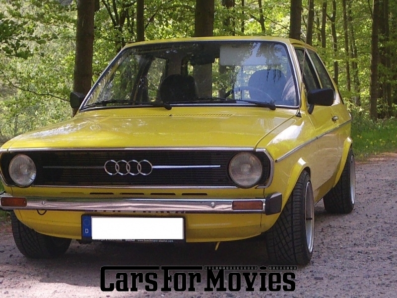CarsForMovies | Audi Audi 50 LS 1976 Deutschland Gelb Schwarz Zivilfahrzeug Kleinwagen Rheinland-Pfalz 1593 Oldtimer Original