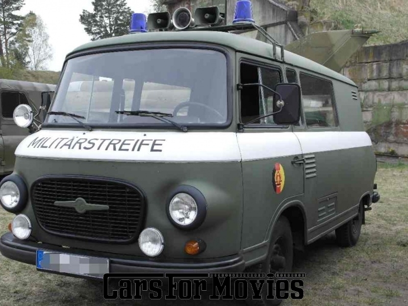 CarsForMovies | Barkas B1000 Militär 1988 DDR Grün Braun Einsatzfahrzeug Polizeifahrzeug Ost Brandenburg 1622 Oldtimer Ostblock 