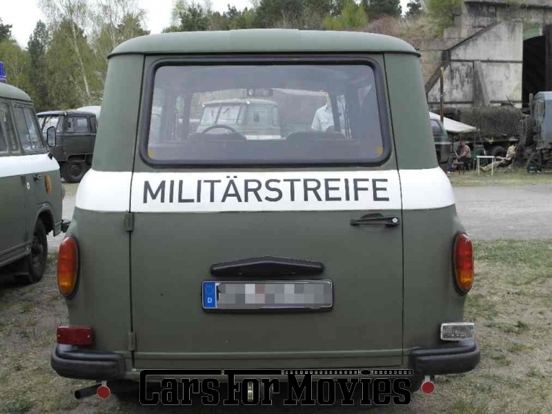CarsForMovies | Barkas B1000 Militär 1988 DDR Grün Braun Einsatzfahrzeug Polizeifahrzeug Ost Brandenburg 1622 Oldtimer Ostblock 