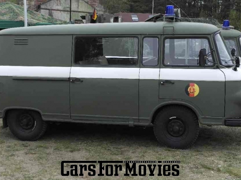 CarsForMovies | Barkas B1000 Militär 1988 DDR Grün Braun Einsatzfahrzeug Polizeifahrzeug Ost Brandenburg 1622 Oldtimer Ostblock 