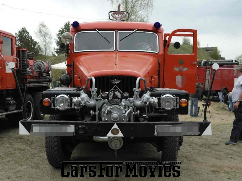 CarsForMovies | IFA G5 1953 DDR Rot Braun Einsatzfahrzeug Feuerwehrfahrzeug Ost Brandenburg 1635 Oldtimer Ostblock Löschfahrzeug