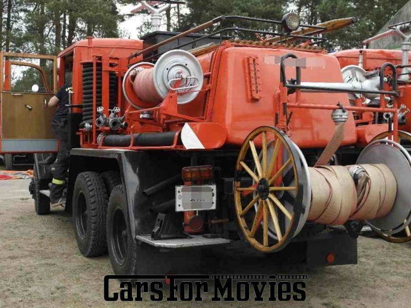 CarsForMovies | IFA G5 1953 DDR Rot Braun Einsatzfahrzeug Feuerwehrfahrzeug Ost Brandenburg 1635 Oldtimer Ostblock Löschfahrzeug