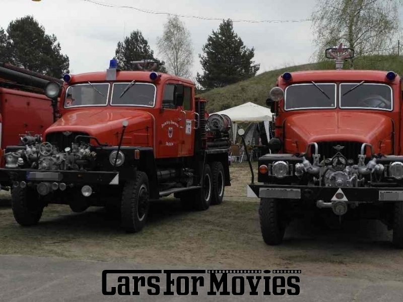 CarsForMovies | IFA G5 1953 DDR Rot Braun Einsatzfahrzeug Feuerwehrfahrzeug Ost Brandenburg 1635 Oldtimer Ostblock Löschfahrzeug
