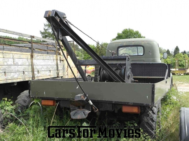 CarsForMovies | GAZ 63 1950 Russland Grün Grün Militärfahrzeug LKW Brandenburg 1858 Oldtimer Sowjetunion UdSSR Armee Ostblock Pritsche Seilwinde