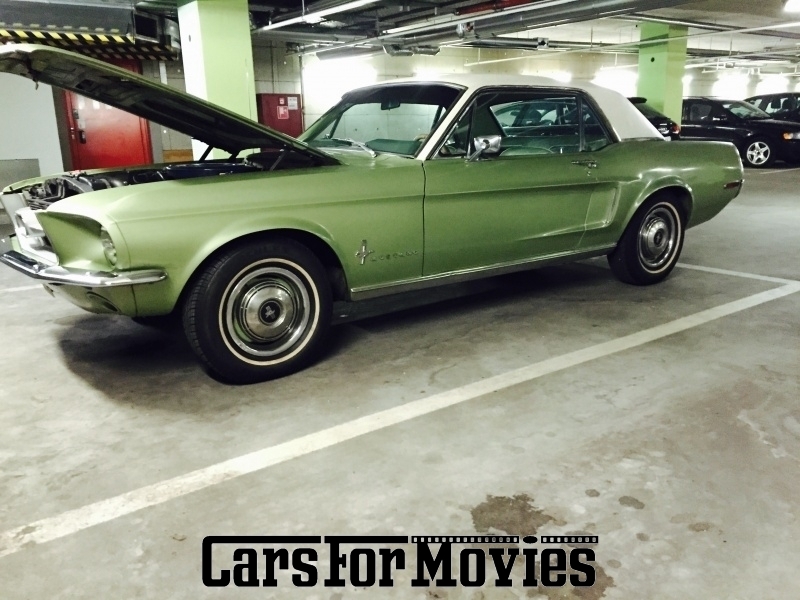 CarsForMovies | Ford Mustang 1968 USA Grün Grün Zivilfahrzeug Coupe Hamburg 1924 Oldtimer Sportwagen