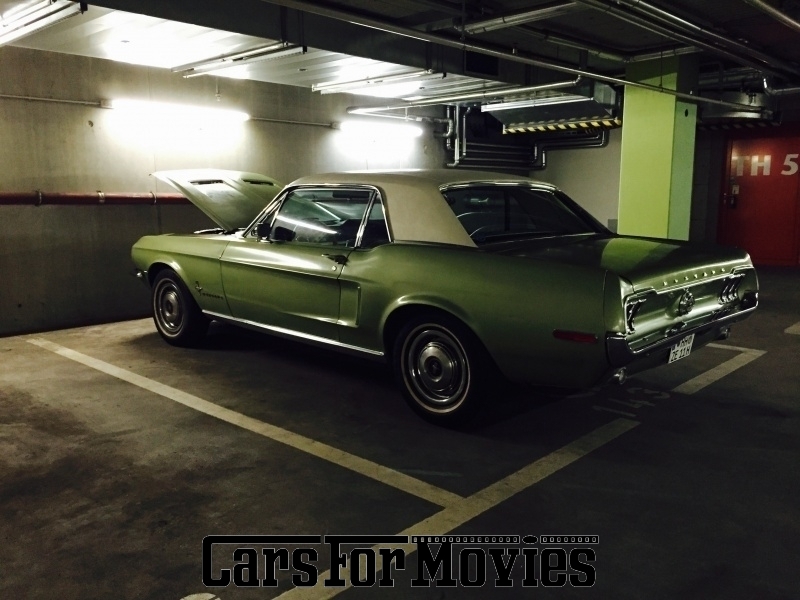 CarsForMovies | Ford Mustang 1968 USA Grün Grün Zivilfahrzeug Coupe Hamburg 1924 Oldtimer Sportwagen