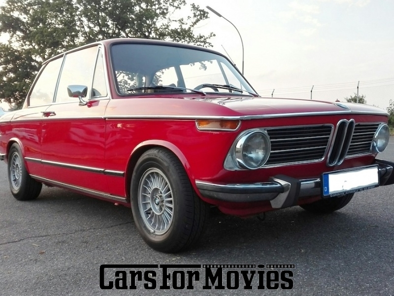 CarsForMovies | BMW 2002 1973 Deutschland Rot Schwarz Zivilfahrzeug Limousine Hamburg 2163 Oldtimer