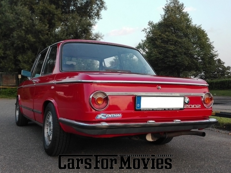 CarsForMovies | BMW 2002 1973 Deutschland Rot Schwarz Zivilfahrzeug Limousine Hamburg 2163 Oldtimer