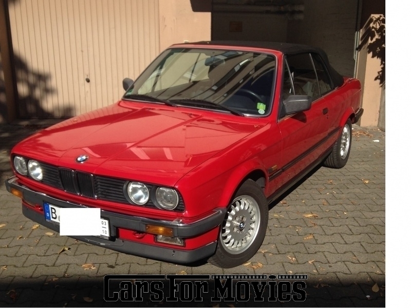 CarsForMovies | BMW 320i E30 1986 Deutschland Rot Schwarz Zivilfahrzeug Cabrio Berlin 2336 Oldtimer