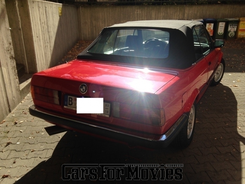CarsForMovies | BMW 320i E30 1986 Deutschland Rot Schwarz Zivilfahrzeug Cabrio Berlin 2336 Oldtimer