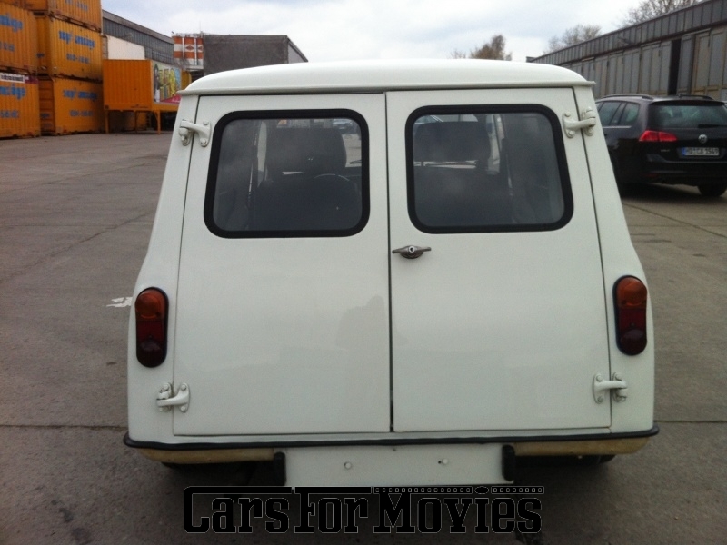 CarsForMovies | Mini Minivan 1980 England Weiß Schwarz Zivilfahrzeug Kombi Berlin 2354 Oldtimer Kastenwagen Transporter