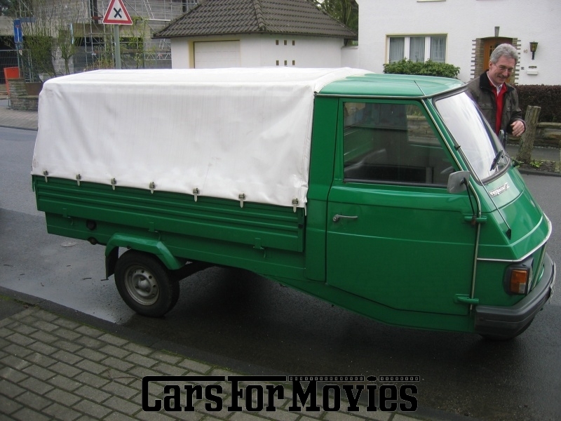 CarsForMovies | Piaggio Ape Car P2  1989 Italien Grün Grün Zwei- und Dreirad Lastendreirad Hamburg 2397 Oldtimer