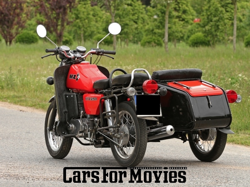 CarsForMovies | MZ ETZ 250 Lastengespann 1988 DDR Rot Sonstige Zwei- und Dreirad Motorrad Nordrhein-Westfalen 2450 Oldtimer Beiwagen Ostblock