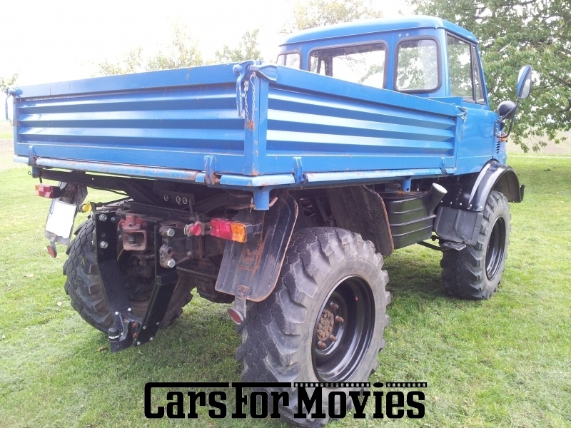 CarsForMovies | Mercedes Benz Unimog 403 1970 Deutschland Blau Blau Nutzfahrzeug Spezialfahrzeug Hessen 2451 Kipper Landmaschine