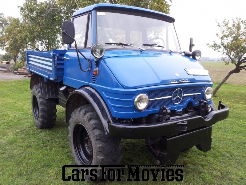 CarsForMovies | Mercedes Benz Unimog 403 1970 Deutschland Blau Blau Nutzfahrzeug Spezialfahrzeug Hessen 2451 Kipper Landmaschine