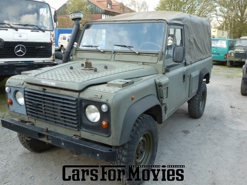 CarsForMovies | Land Rover Defender 110  Militär 1990 England Grün Grün Militärfahrzeug Geländewagen Nordrhein-Westfalen 2489 Oldtimer Armee Jeep Großbritannien 