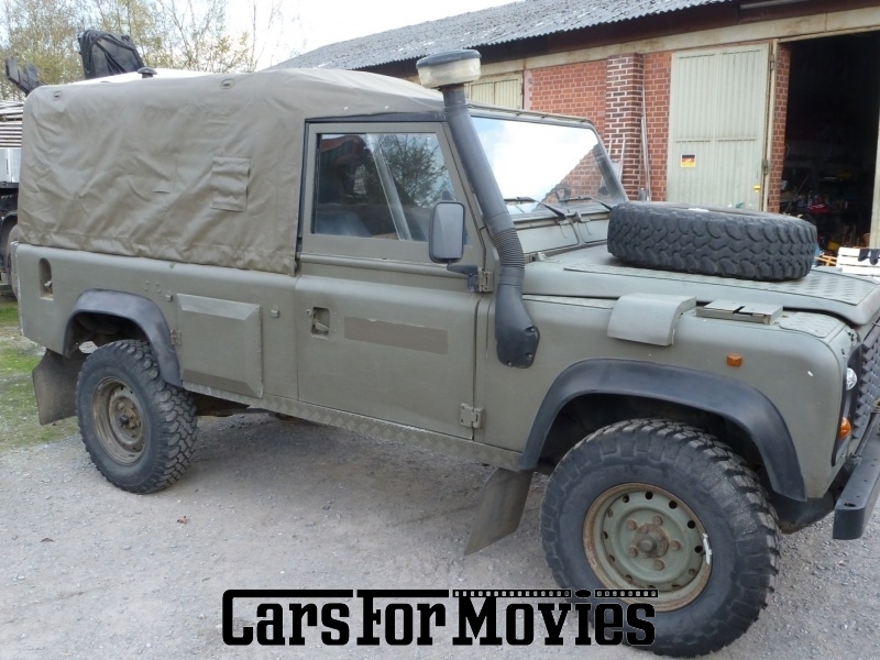 CarsForMovies | Land Rover Defender 110  Militär 1990 England Grün Grün Militärfahrzeug Geländewagen Nordrhein-Westfalen 2489 Oldtimer Armee Jeep Großbritannien 