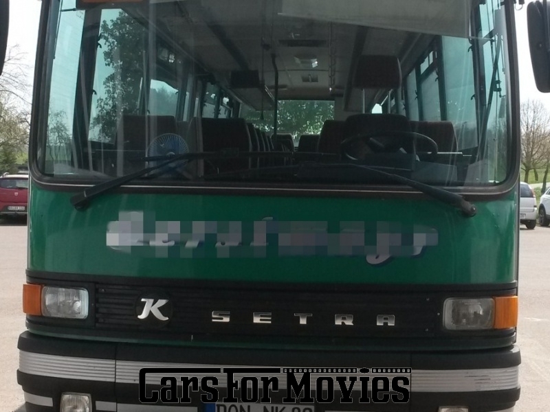 CarsForMovies | Kässbohrer Setra S 213 RL Polizeibus 1986 Deutschland Grün Braun Einsatzfahrzeug Polizeifahrzeug West Bayern 2548 Reisebus Dienstfahrzeug Justiz