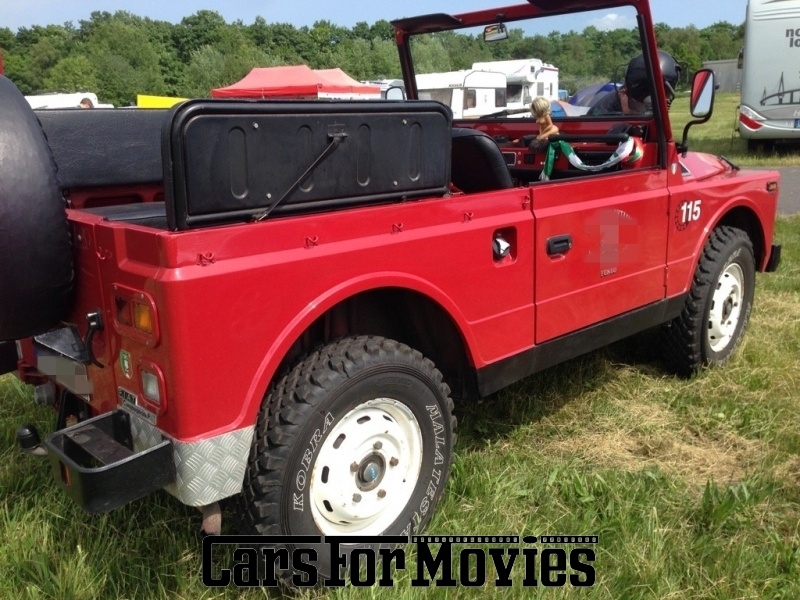 CarsForMovies | Fiat Campagnola B2  1981 Italien Rot Schwarz Zivilfahrzeug Geländewagen Schleswig-Holstein 2649 Papamobil Cabrio 