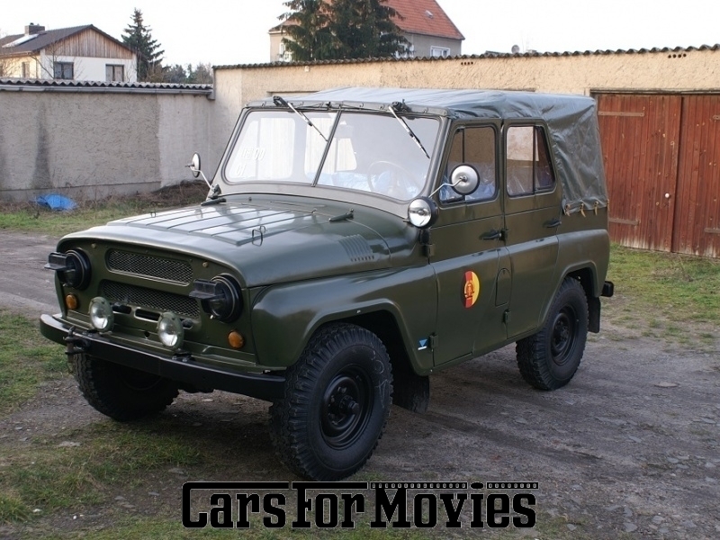 CarsForMovies | UAZ 459 Jeep Grenztruppen DDR 1986 Russland Grün Grün Militärfahrzeug Geländewagen Sachsen-Anhalt 2653 DDR NVA Sowjetunion Armee Geländefahrzeug Geländewagen Grenzpolizei

