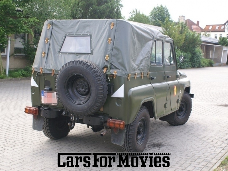 CarsForMovies | UAZ 459 Jeep Grenztruppen DDR 1986 Russland Grün Grün Militärfahrzeug Geländewagen Sachsen-Anhalt 2653 DDR NVA Sowjetunion Armee Geländefahrzeug Geländewagen Grenzpolizei
