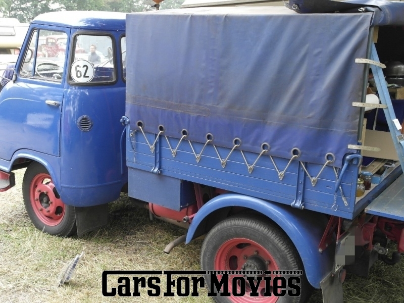 CarsForMovies | Hanomag Kurier  1958 Deutschland Blau Schwarz Nutzfahrzeug Transporter Nordrhein-Westfalen 2695 Oldtimer Pritsche