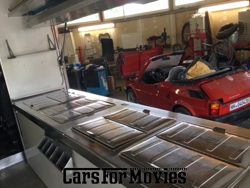 CarsForMovies | Fiat Ducato Eiswagen  1999 Italien Weiß Weiß Nutzfahrzeug Verkaufswagen Hamburg 2728 Eiswagen Foodtruck Imbiss Catering Event