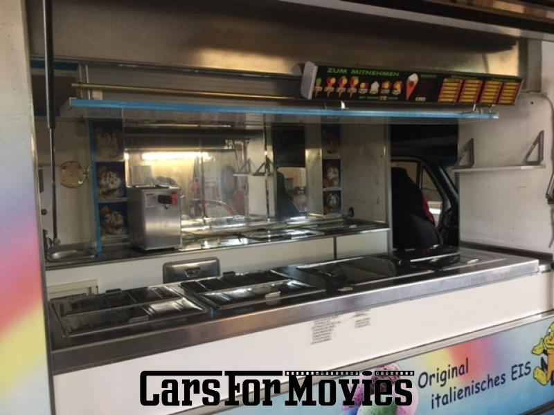 CarsForMovies | Fiat Ducato Eiswagen  1999 Italien Weiß Weiß Nutzfahrzeug Verkaufswagen Hamburg 2728 Eiswagen Foodtruck Imbiss Catering Event