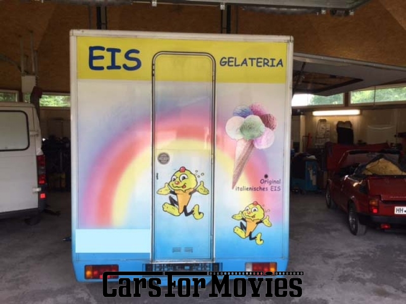 CarsForMovies | Fiat Ducato Eiswagen  1999 Italien Weiß Weiß Nutzfahrzeug Verkaufswagen Hamburg 2728 Eiswagen Foodtruck Imbiss Catering Event