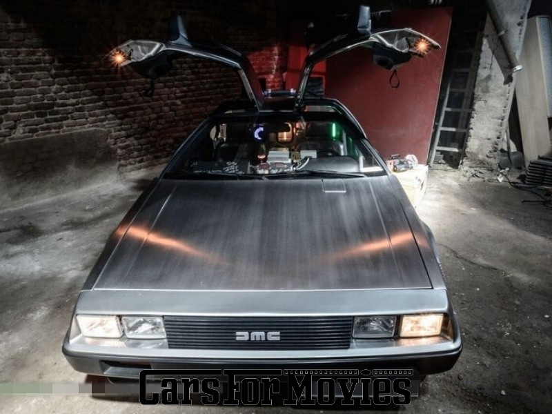 CarsForMovies | DeLorean DMC-12 1981 USA Silber Schwarz Zivilfahrzeug Coupe DE - Nordrhein-Westfalen 2783 Zurück in die Zukunft Oldtimer Back to the Future Flügeltüren showcar