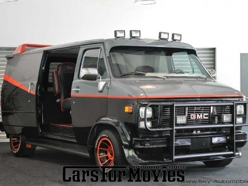 CarsForMovies | Chevrolet  G 20  1978 USA Schwarz Sonstige Zivilfahrzeug Bus Saarland 2884 Handschaltung A-Team Oldtimer Promi Filmauto
