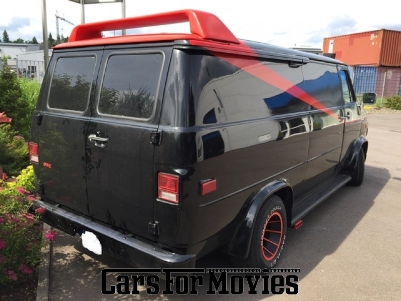 CarsForMovies | Chevrolet  G 20  1978 USA Schwarz Sonstige Zivilfahrzeug Bus Saarland 2884 Handschaltung A-Team Oldtimer Promi Filmauto
