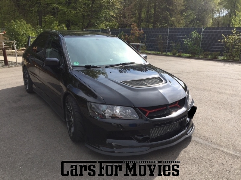 CarsForMovies | Mitsubishi Lancer Evo 9  2006 Japan Schwarz Grau Zivilfahrzeug Limousine Saarland 2889 Heckspoiler 