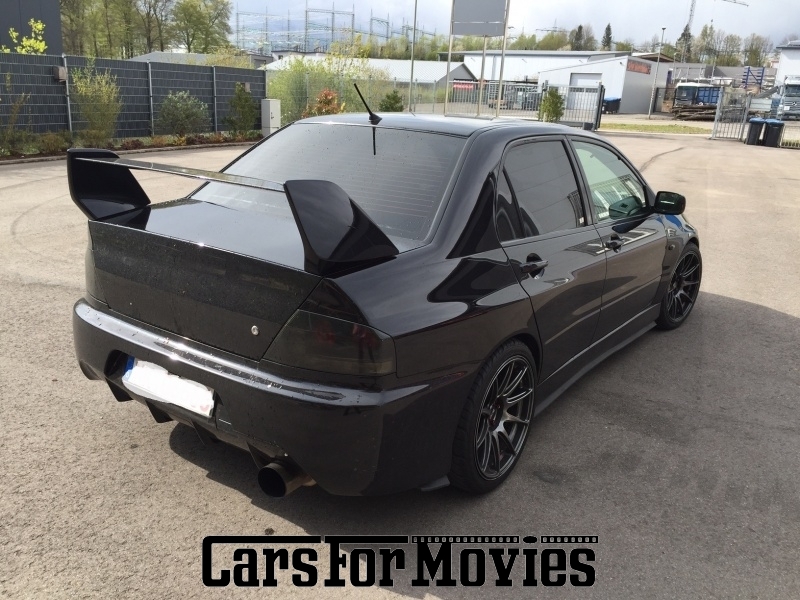 CarsForMovies | Mitsubishi Lancer Evo 9  2006 Japan Schwarz Grau Zivilfahrzeug Limousine Saarland 2889 Heckspoiler 