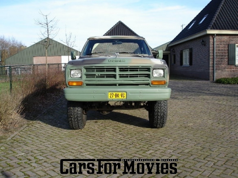 CarsForMovies | Dodge Ram 250 W200 1986 USA Sonstige Beige Militärfahrzeug Pickup Hamburg 2917 Oldtimer Pritsche Camouflage Tarnfarbe 